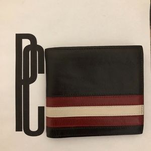 Bally Leather Bi-Fold Wallet